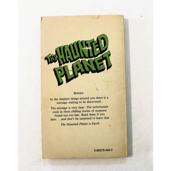 The Haunted Planet By DJ Arneson & Tony Tallarico 1980 Vintage Paperback Book - Picture 2 of 3